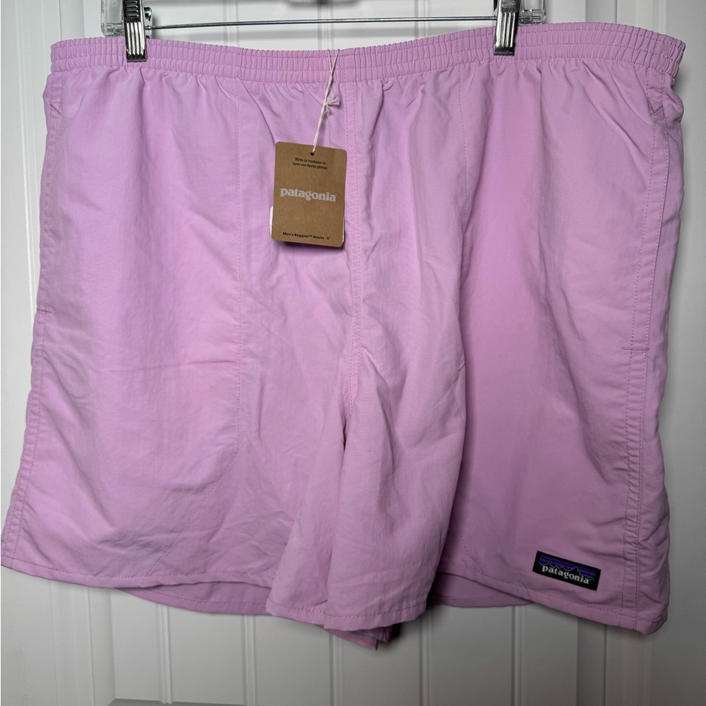 Patagonia Men’s Baggies Shorts XXL Dragon Purple 5 Inch Pocket Stretch